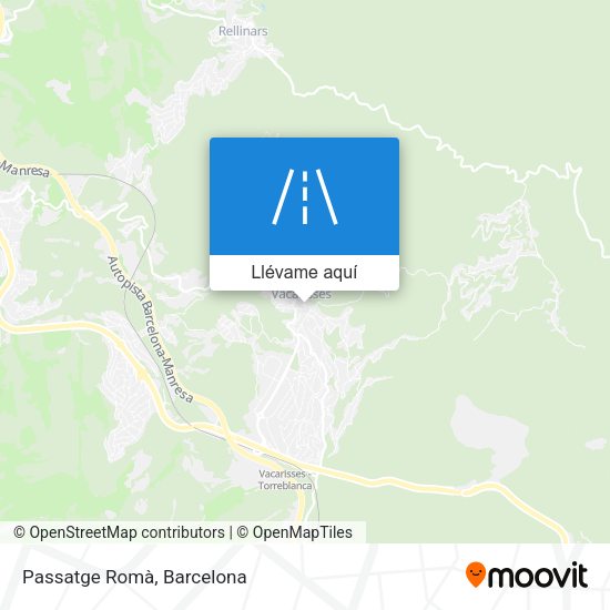 Mapa Passatge Romà