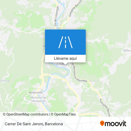 Mapa Carrer De Sant Jeroni