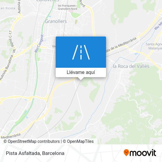 Mapa Pista Asfaltada