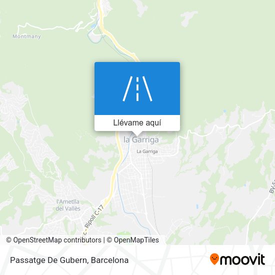 Mapa Passatge De Gubern