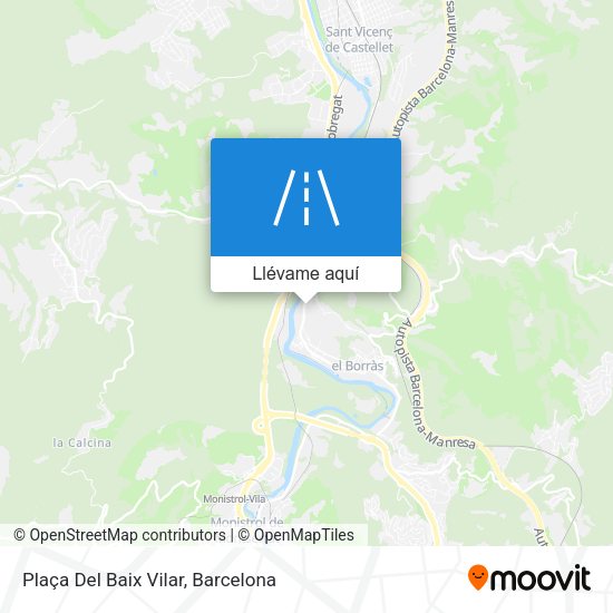 Mapa Plaça Del Baix Vilar