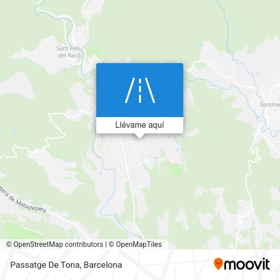 Mapa Passatge De Tona