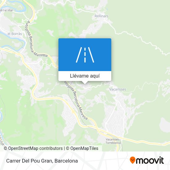 Mapa Carrer Del Pou Gran