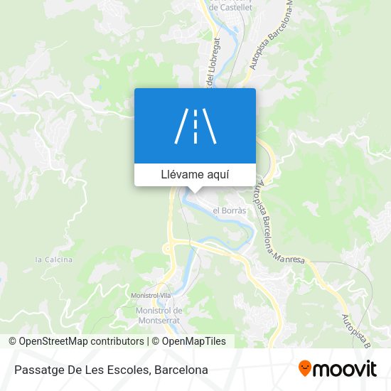 Mapa Passatge De Les Escoles