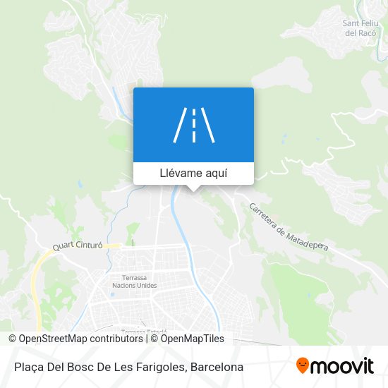 Mapa Plaça Del Bosc De Les Farigoles