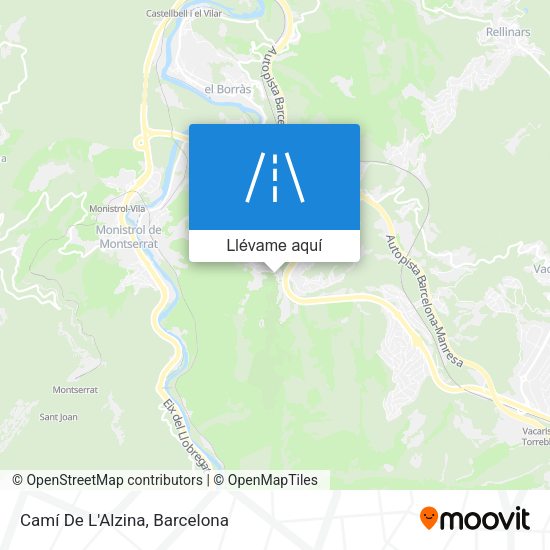 Mapa Camí De L'Alzina