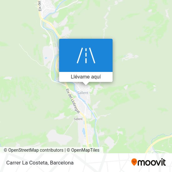 Mapa Carrer La Costeta