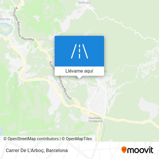 Mapa Carrer De L'Arboç