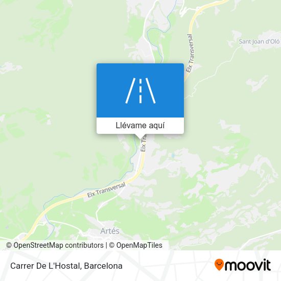 Mapa Carrer De L'Hostal