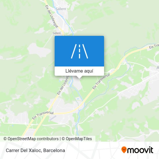 Mapa Carrer Del Xaloc