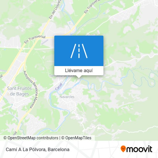 Mapa Camí A La Pólvora