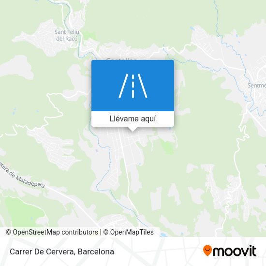 Mapa Carrer De Cervera