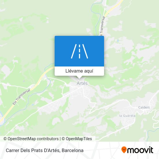 Mapa Carrer Dels Prats D'Artés