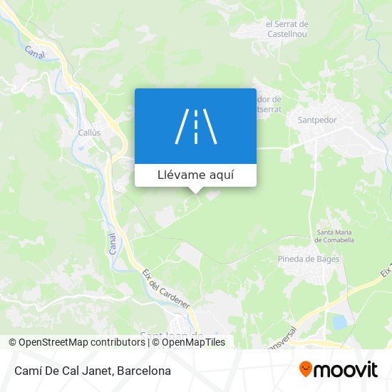 Mapa Camí De Cal Janet