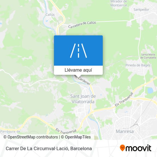 Mapa Carrer De La Circumval·Lació