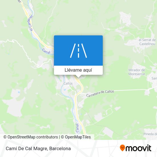Mapa Camí De Cal Magre