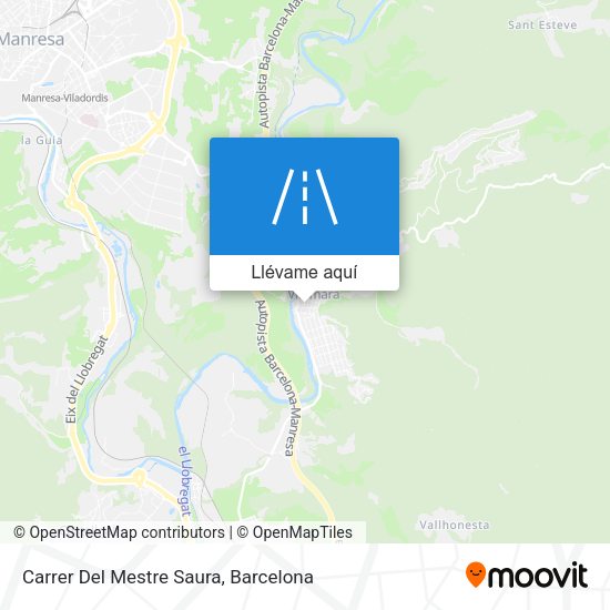 Mapa Carrer Del Mestre Saura