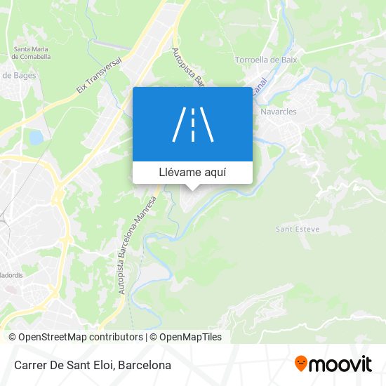 Mapa Carrer De Sant Eloi