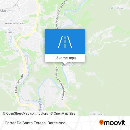 Mapa Carrer De Santa Teresa