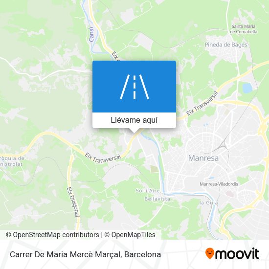 Mapa Carrer De Maria Mercè Marçal