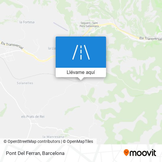Mapa Pont Del Ferran