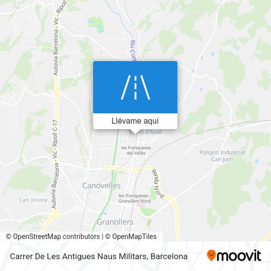 Mapa Carrer De Les Antigues Naus Militars