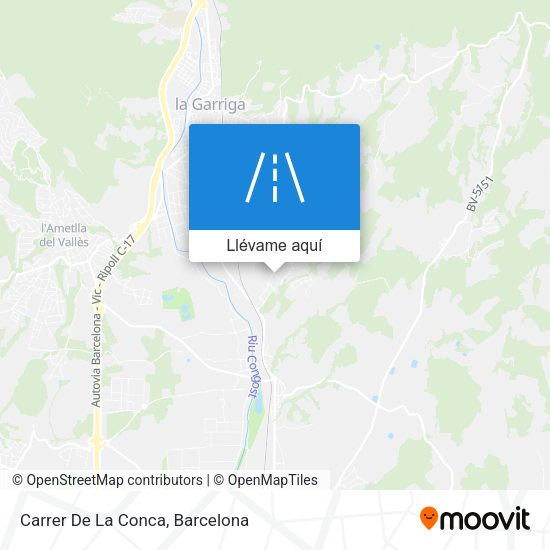 Mapa Carrer De La Conca