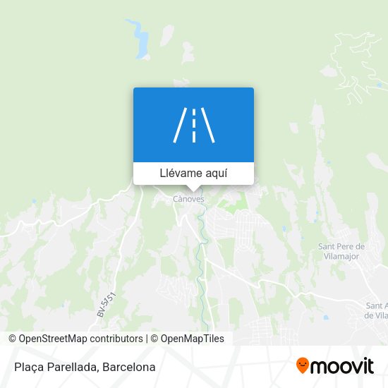 Mapa Plaça Parellada