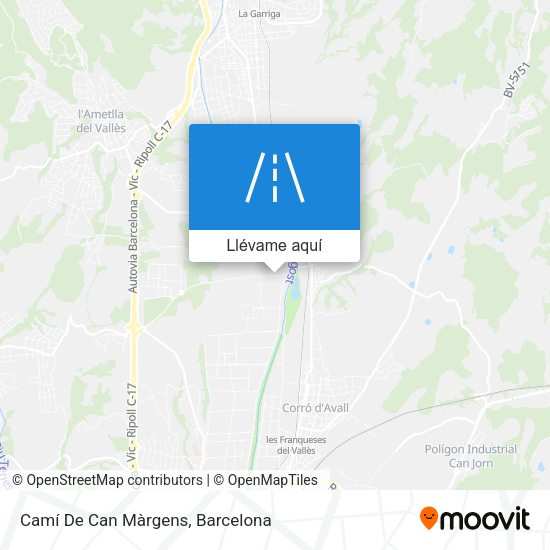 Mapa Camí De Can Màrgens