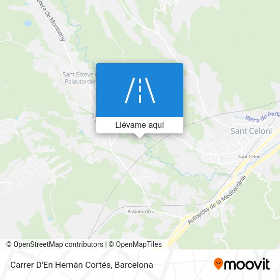 Mapa Carrer D'En Hernán Cortés