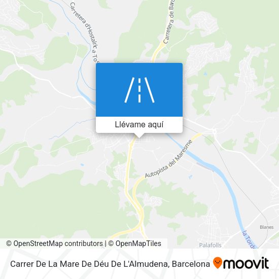 Mapa Carrer De La Mare De Déu De L'Almudena