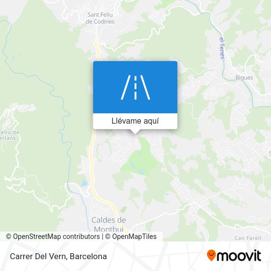 Mapa Carrer Del Vern