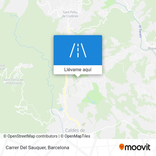 Mapa Carrer Del Sauquer