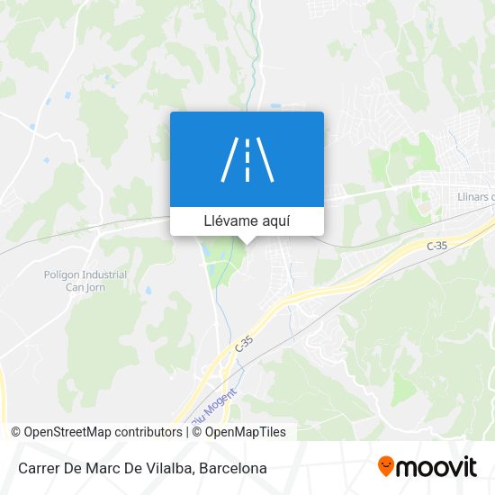 Mapa Carrer De Marc De Vilalba