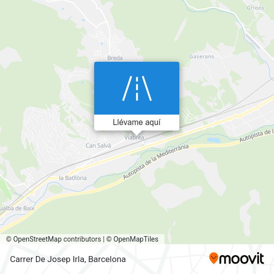 Mapa Carrer De Josep Irla