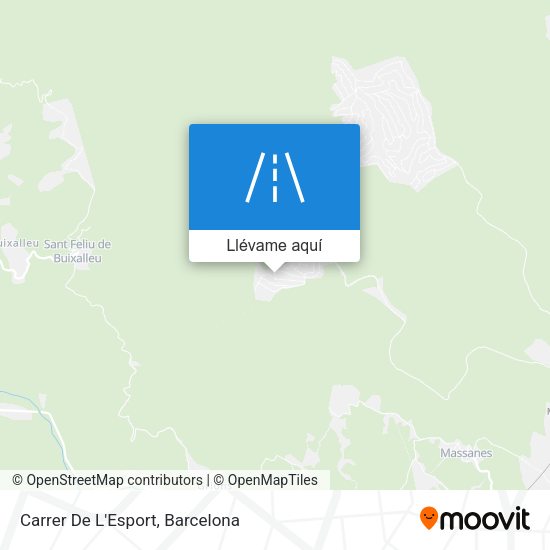 Mapa Carrer De L'Esport