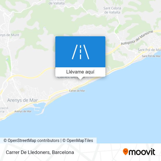 Mapa Carrer De Lledoners