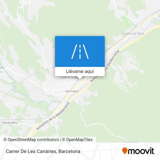 Mapa Carrer De Les Canàries