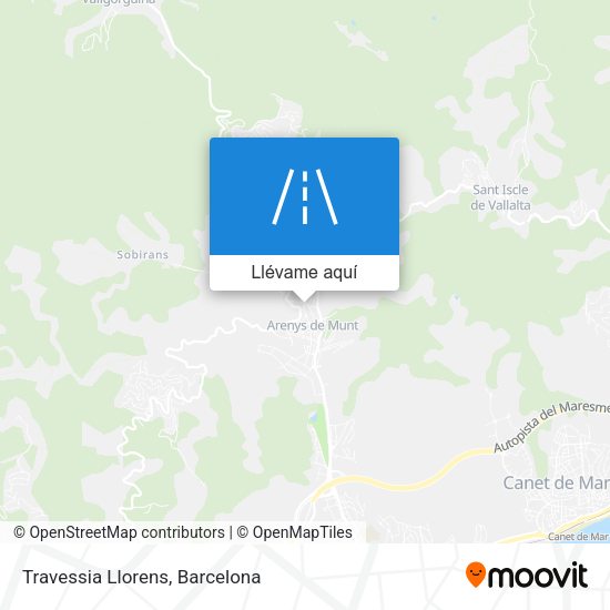 Mapa Travessia Llorens