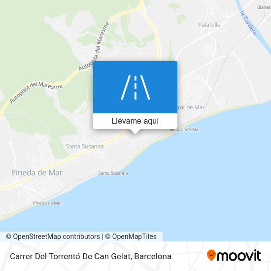 Mapa Carrer Del Torrentó De Can Gelat