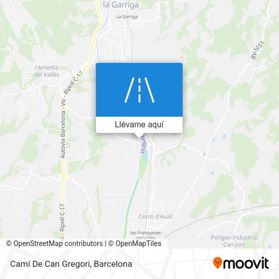 Mapa Camí De Can Gregori