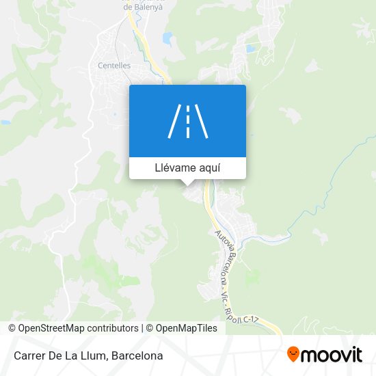 Mapa Carrer De La Llum