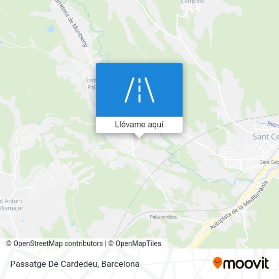 Mapa Passatge De Cardedeu