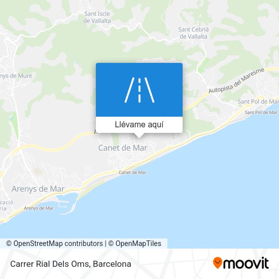 Mapa Carrer Rial Dels Oms