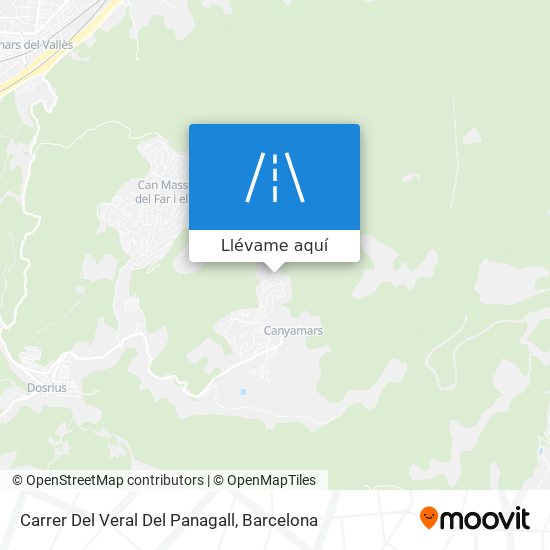 Mapa Carrer Del Veral Del Panagall