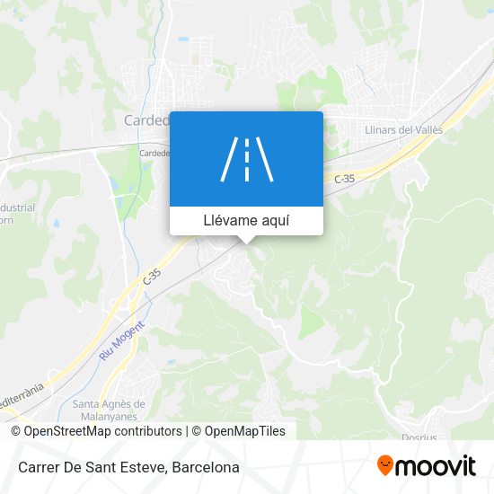 Mapa Carrer De Sant Esteve