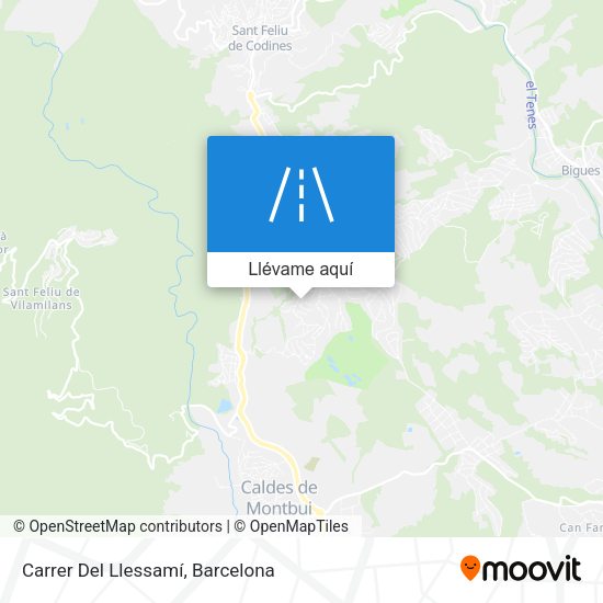Mapa Carrer Del Llessamí