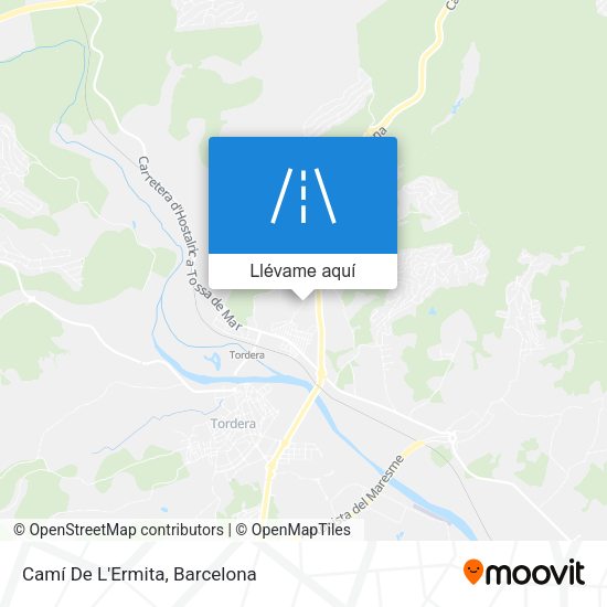 Mapa Camí De L'Ermita