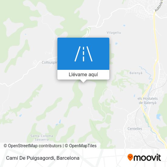 Mapa Camí De Puigsagordi