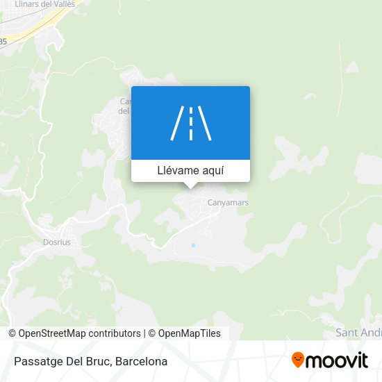 Mapa Passatge Del Bruc